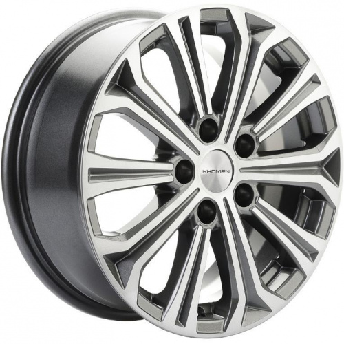 Khomen KHW 1610 6.5x16 5*108 ET45 DIA60.1 Gray-FP Литой