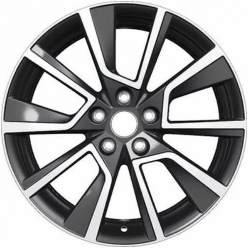 Khomen KHW 1802 7x18 5*114.3 ET50 DIA54.1 Black-FP Литой