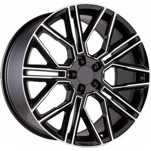 Khomen KHW 2101 9.5x21 5*112 ET37 DIA66.6 Black-FP Литой