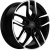 Khomen KHW 1708 6.5x17 5*114.3 ET45 DIA60.1 Black-FP Литой