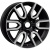 Khomen KHW 1723 8x17 6*139.7 ET50 DIA92.5 Black-FP Литой