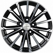 Khomen KHW 1611 6.5x16 5*108 ET43 DIA65.1 Black-FP Литой