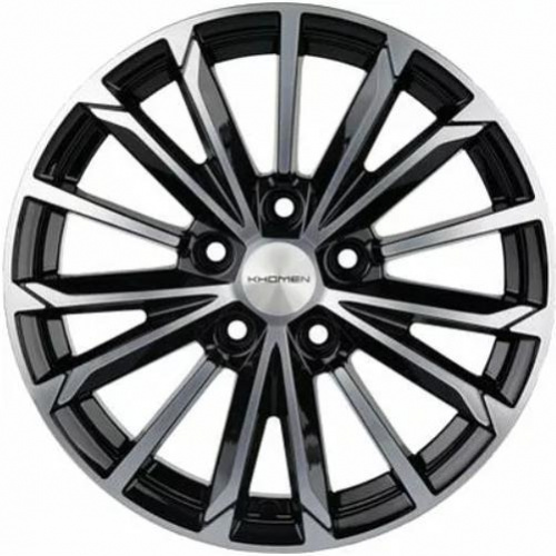 Khomen KHW 1611 6.5x16 5*114.3 ET45 DIA67.1 Black-FP Литой