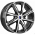 K&K Арнар 6x15 4*100 ET45 DIA67.1 Алмаз черный Литой