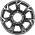Khomen KHW 1505 5.5x15 5*139.7 ET5 DIA98.5 Black-FP Литой