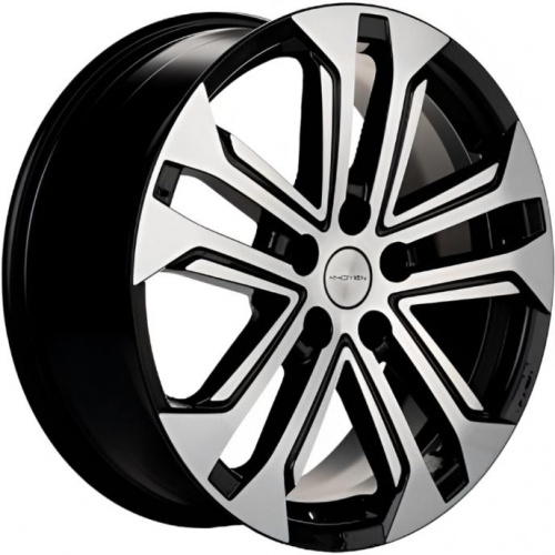 Khomen KHW 1803 7x18 5*112 ET43 DIA57.1 Black-FP Литой