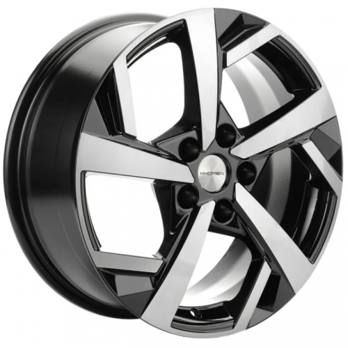 Khomen KHW 1712 7x17 5*108 ET43 DIA65.1 Black-FP Литой